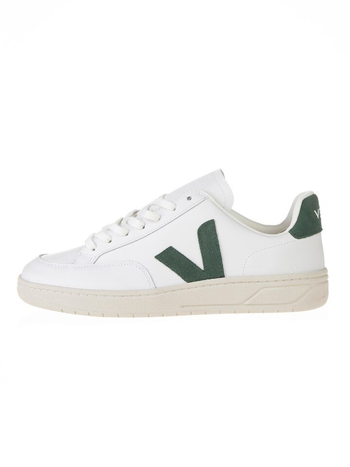 Низкие кроссовки Veja Leder V 12, цвет weiß/grün
