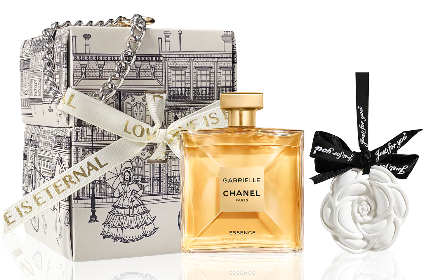 

CHANEL Женские духи Gabrielle Nature, древесно-цветочный парфюмерный концентрат Black Angel Box