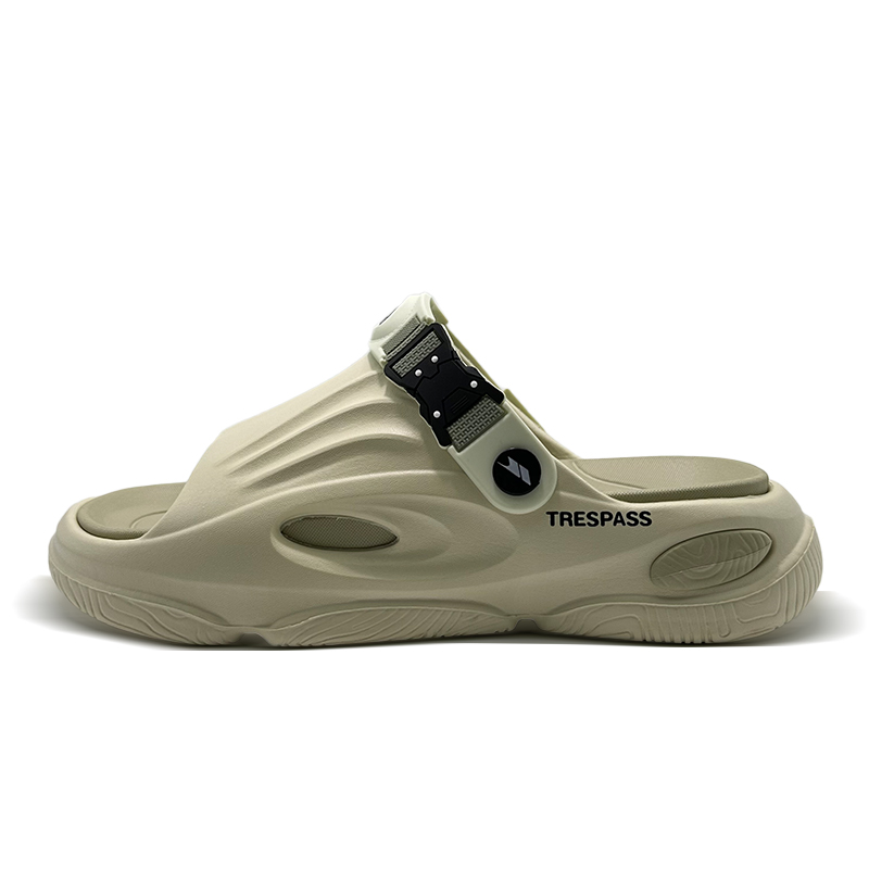

TRESPASS Тихие тапочки-шлепанцы мужские зеленые, цвет Green