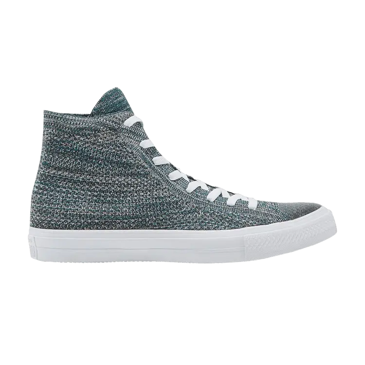 

Кроссовки Converse Nike x Chuck Taylor All Star Flyknit High 'Dark Atomic Teal Igloo', зеленый