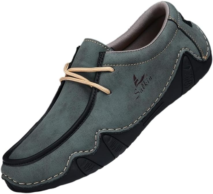 

Мужская обувь Мужская модная обувь Комфортные кроссовки для ходьбы и вождения Низкие кеды для мужчин Повседневная обувь Мужские туфли-восьминоги Повседневные мужские лоферы Huayorong, темно-зеленый