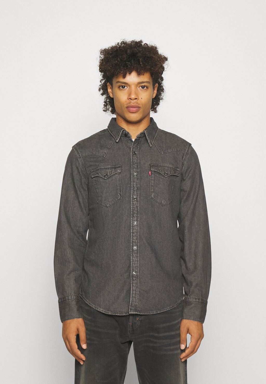 

Рубашка Barstow Western Standard Levi's, цвет black washed