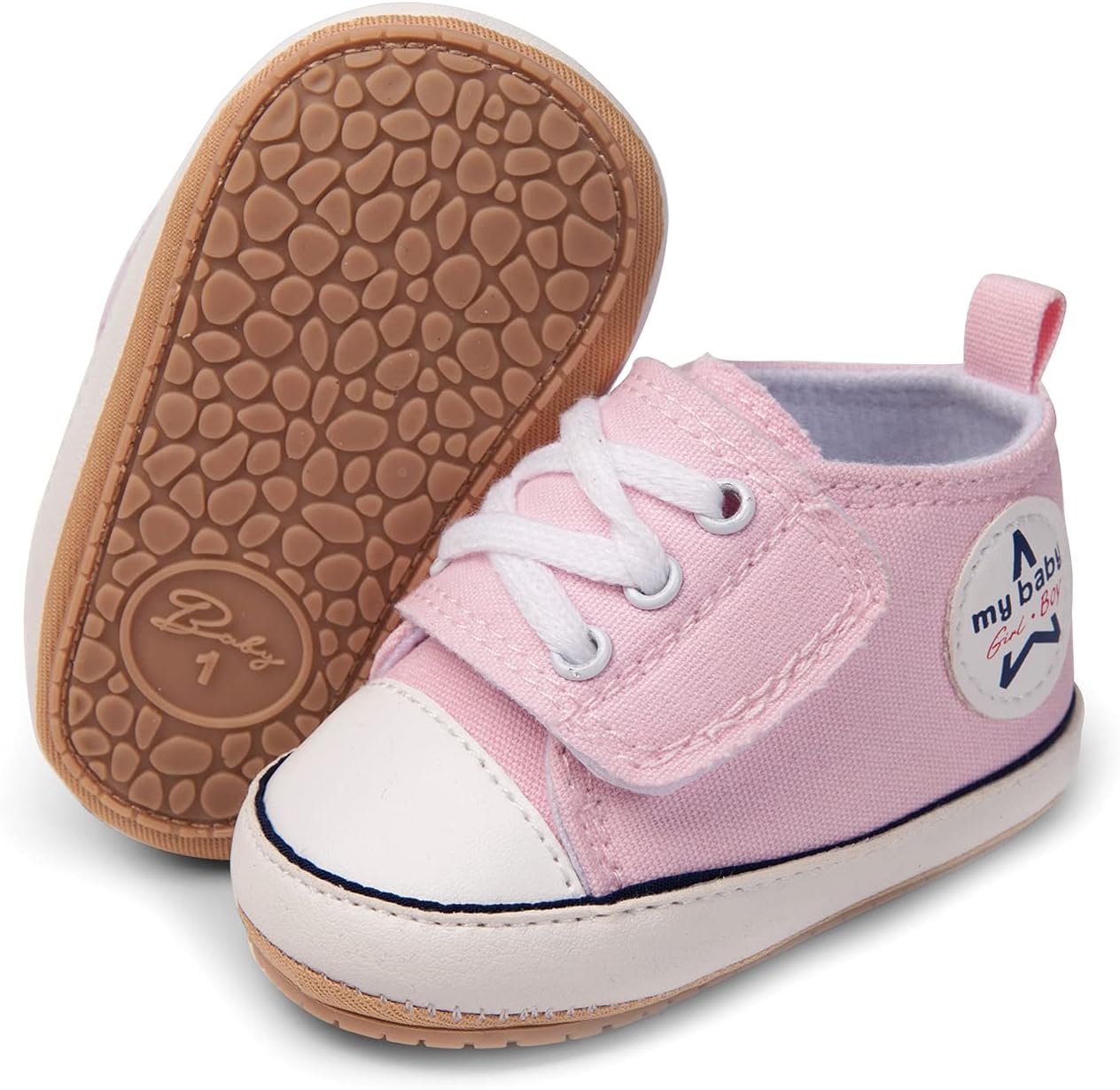 

Детские кроссовки SOFMUO для мальчиков и девочек, высокие на щиколотку, из искусственной кожи, с нескользящей подошвой, мягкой резиновой подошвой, для малышей, детская униформа, праздничная обувь, D/Pink