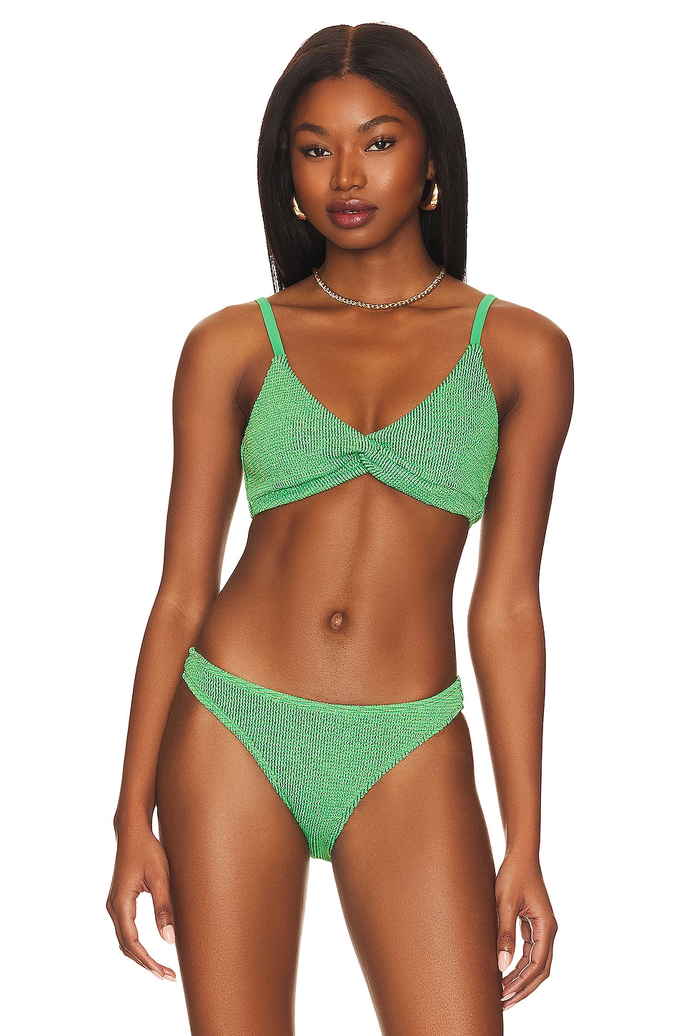 

Бюстгальтер Good American Always Fits Sculpt Twist, цвет Summer Green002