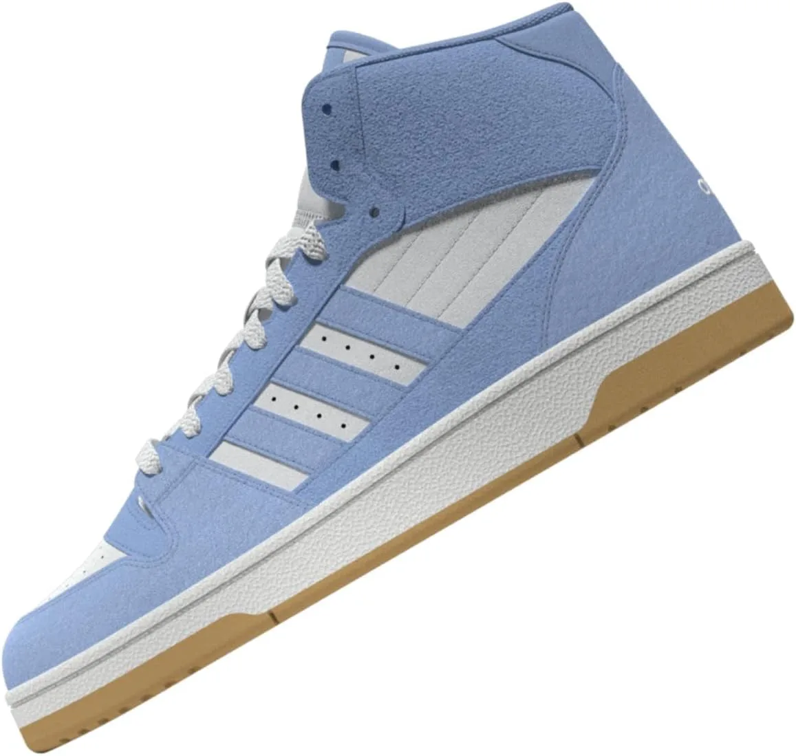 Мужские баскетбольные кроссовки Adidas Turnaround Mid Top, сине-белый — фото 2