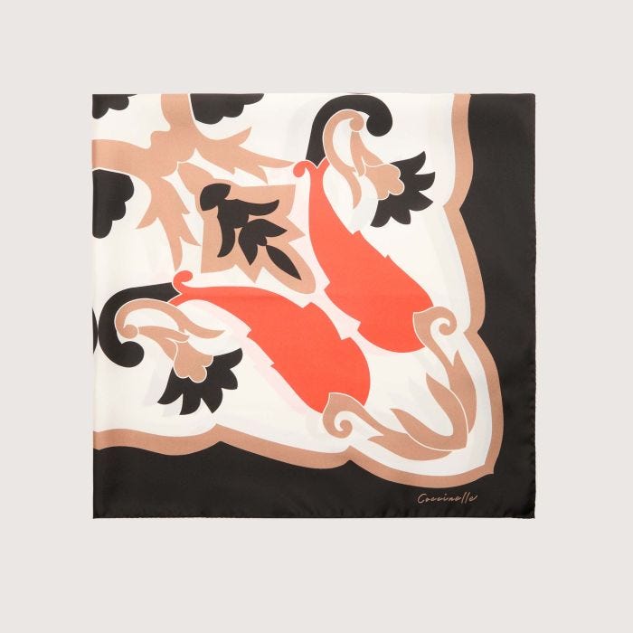 

Платок Coccinelle Azulejos, цвет Multi Noir