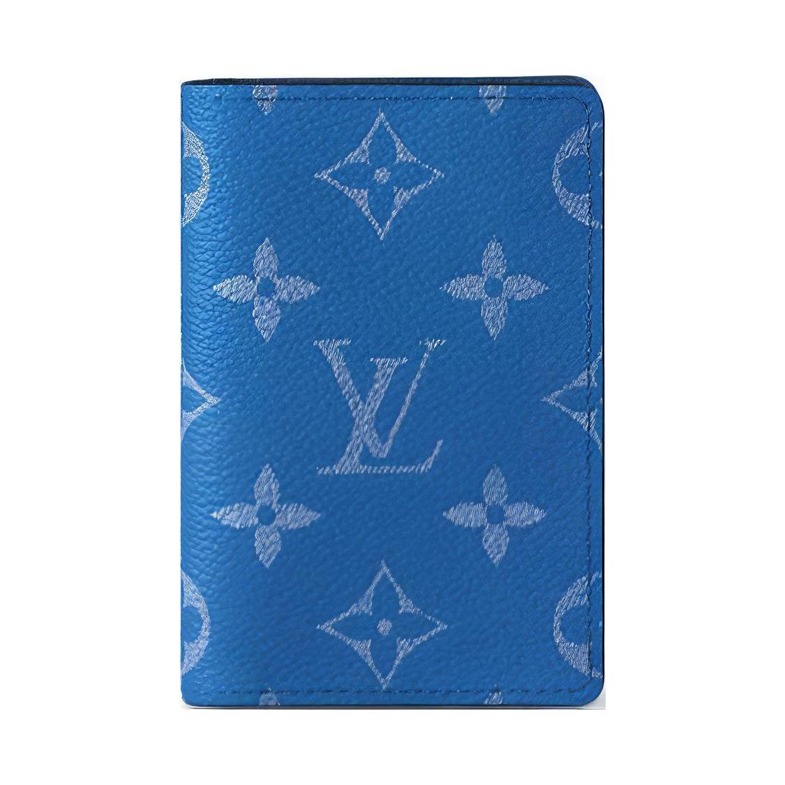 

Кожаный бумажник мужской синий LOUIS VUITTON