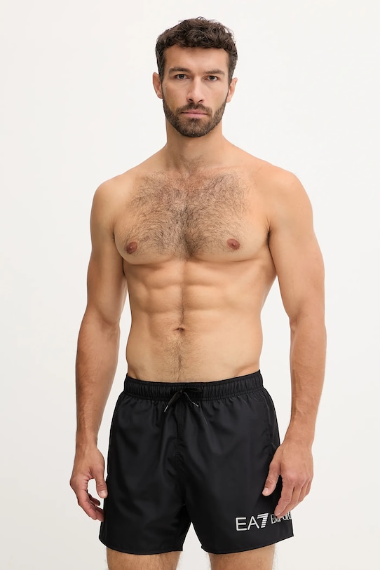 

Пляжные шорты Ea7 Emporio Armani, черный