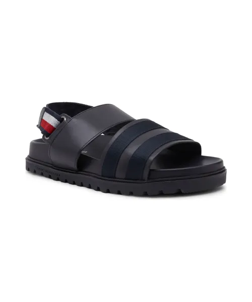 

Кожаные сандалии Tommy Hilfiger, синий