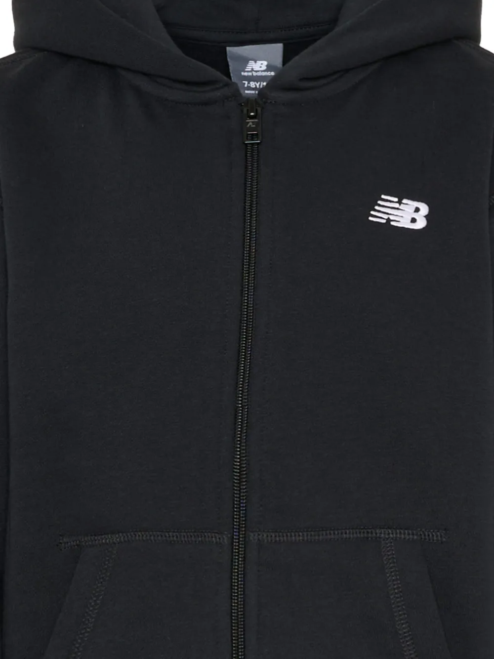 Толстовка на молнии New Balance Kids, черный — фото 3