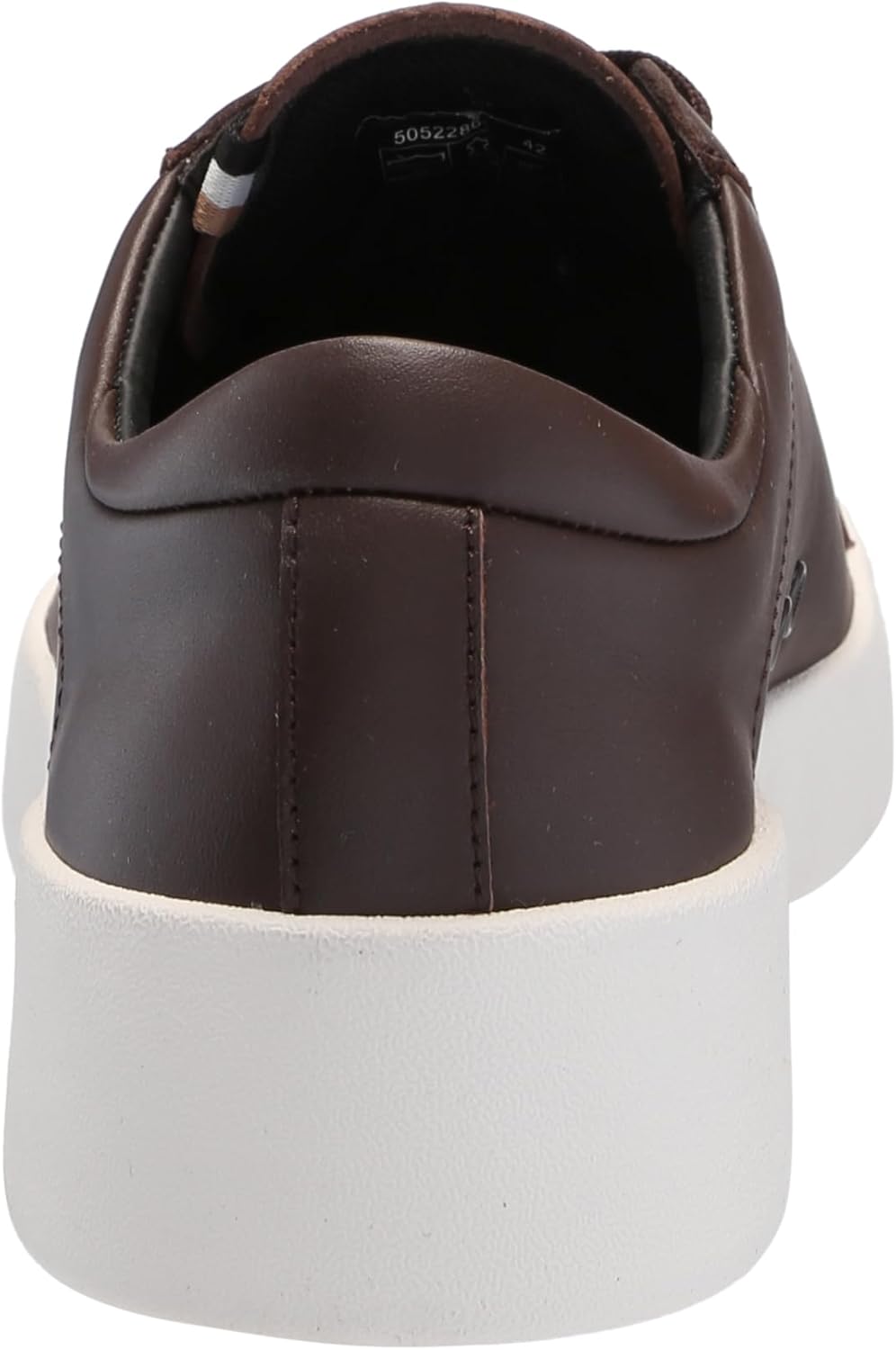 BOSS мужские кроссовки Belwar Smooth Leather Low Top, Burgundy Plum — фото 3