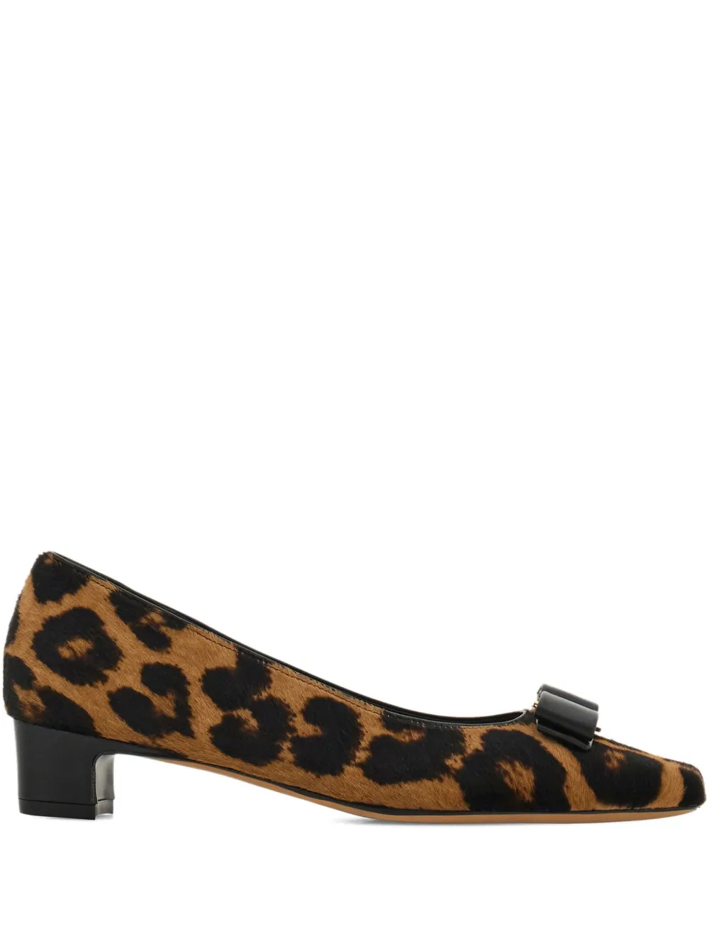 Туфли Iconic 30 с бантом Ferragamo, нейтральный