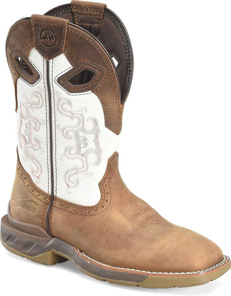 Мужские сапоги Double-H, 11 дюймов, широкий квадратный носок Double-H Boots, темно-коричневый — фото 2