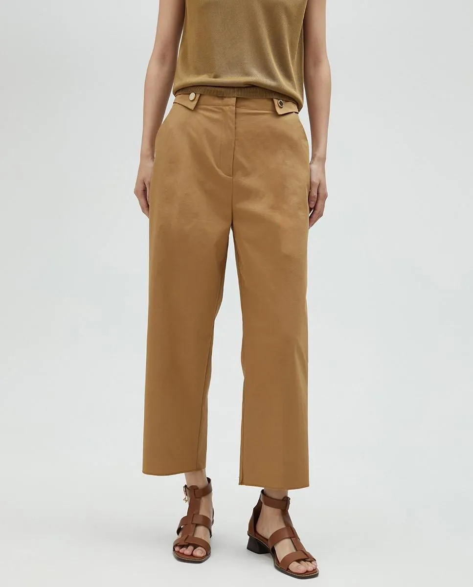 

Женские укороченные брюки с карманами Lola Casademunt, песочный