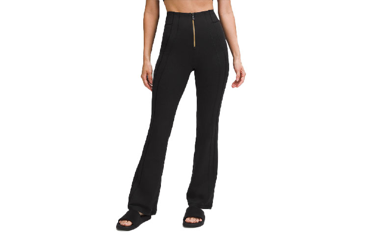 

Повседневные брюки женские Moderate Bootcut Lululemon, черный/blk