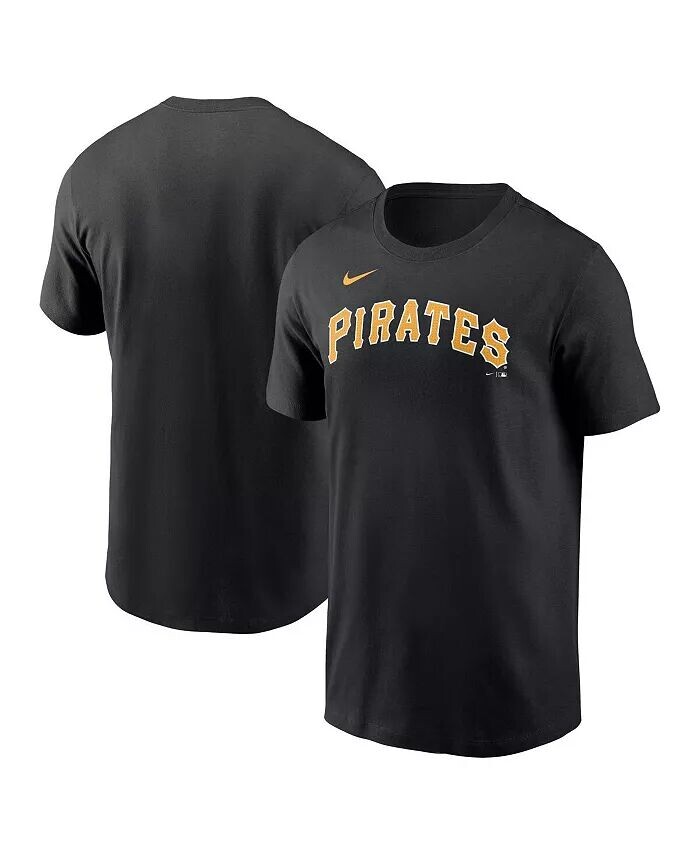 

Мужская черная футболка Pittsburgh Pirates Fuse Wordmark Nike
