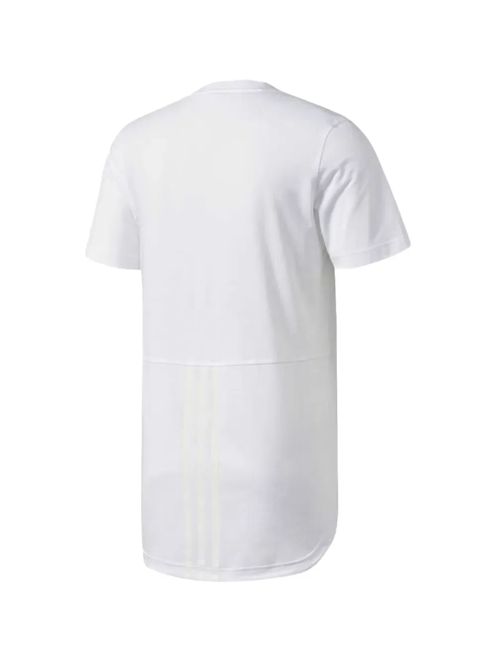 Футболка Essentials droptail с тремя полосками Adidas, белый — фото 2