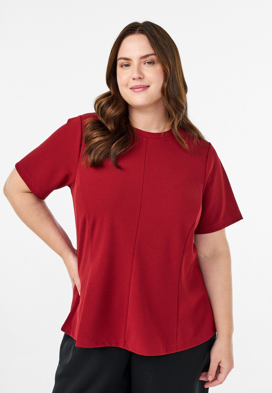 

Блуза Zizzi Blouse, Merlot/Bordeaux