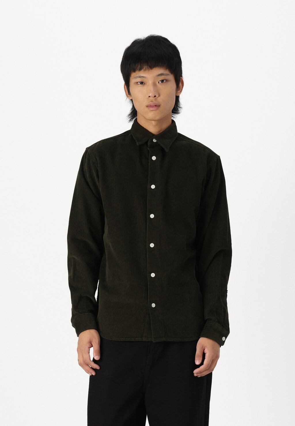 

Рубашка JJCORDUROY Jack & Jones, оливковый