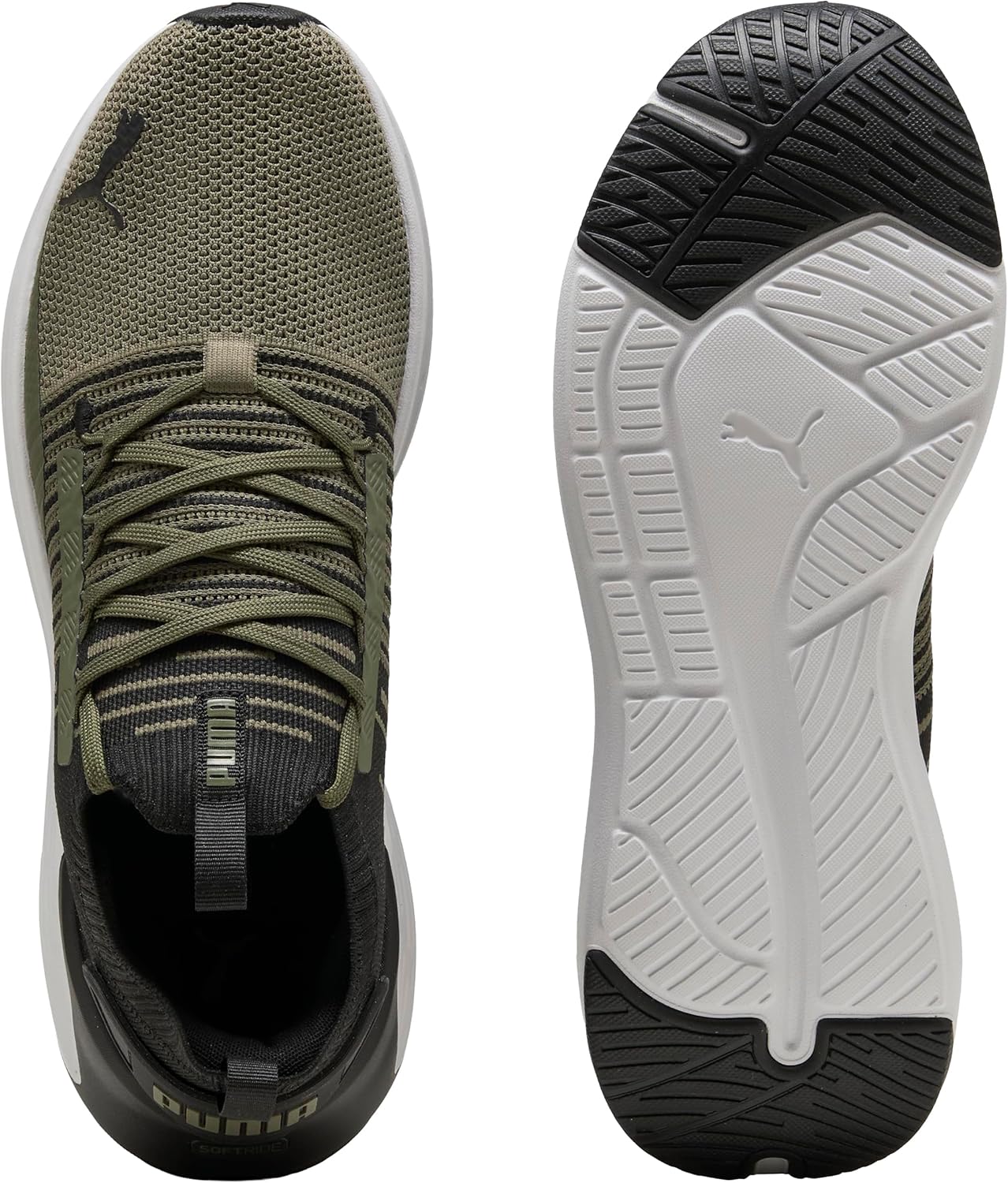 Мужские беговые кроссовки Puma Softride Symmetry Fuzion, черный/серый — фото 4