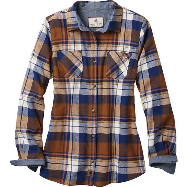 

Женская фланелевая рубашка cottage escape Legendary Whitetails, Royal Blue Plaid