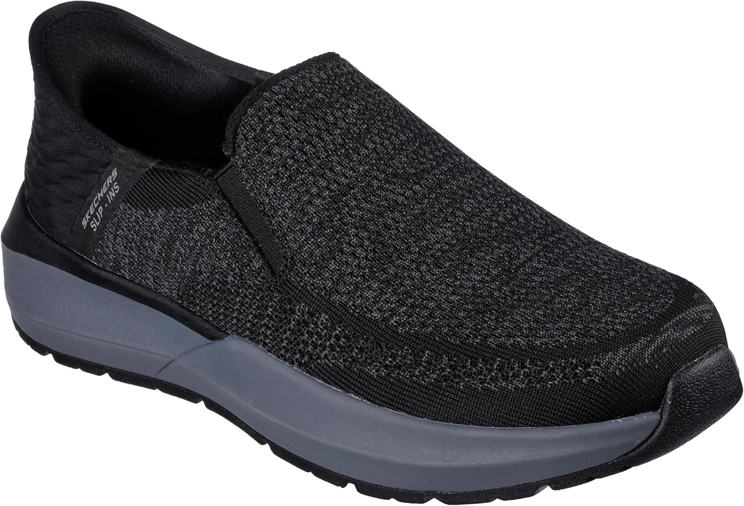Мужские кроссовки Skechers Neville-Rovelo с технологией Slip-in, Black — фото 4