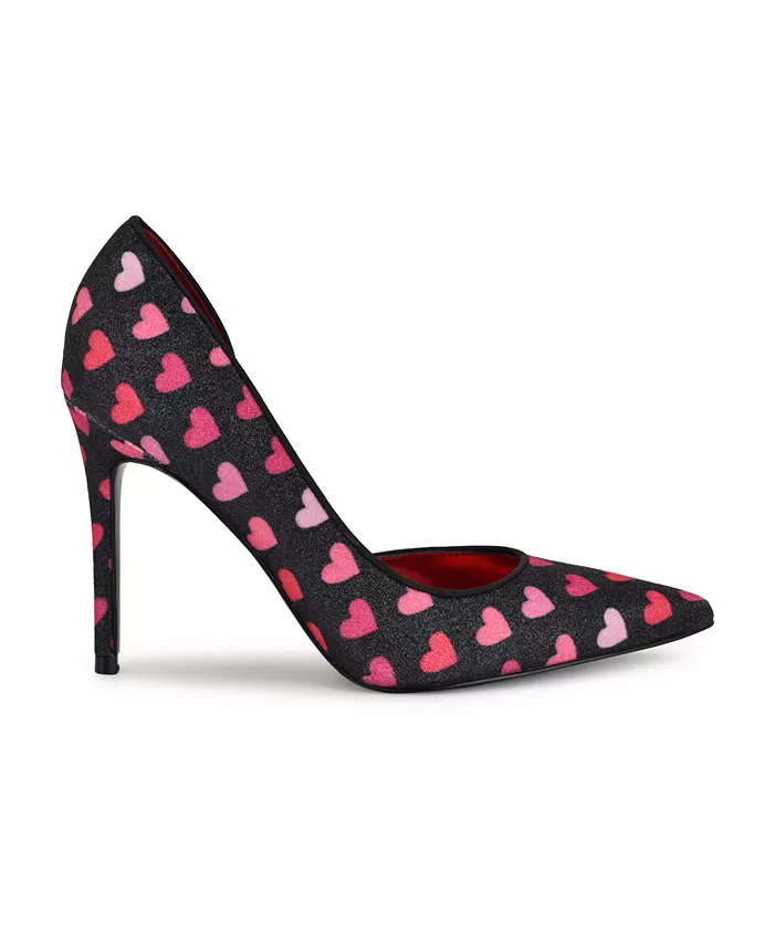 Женские босоножки-лодочки Folowe Glitter D'Orsay на шпильке Nine West, мультиколор — фото 2
