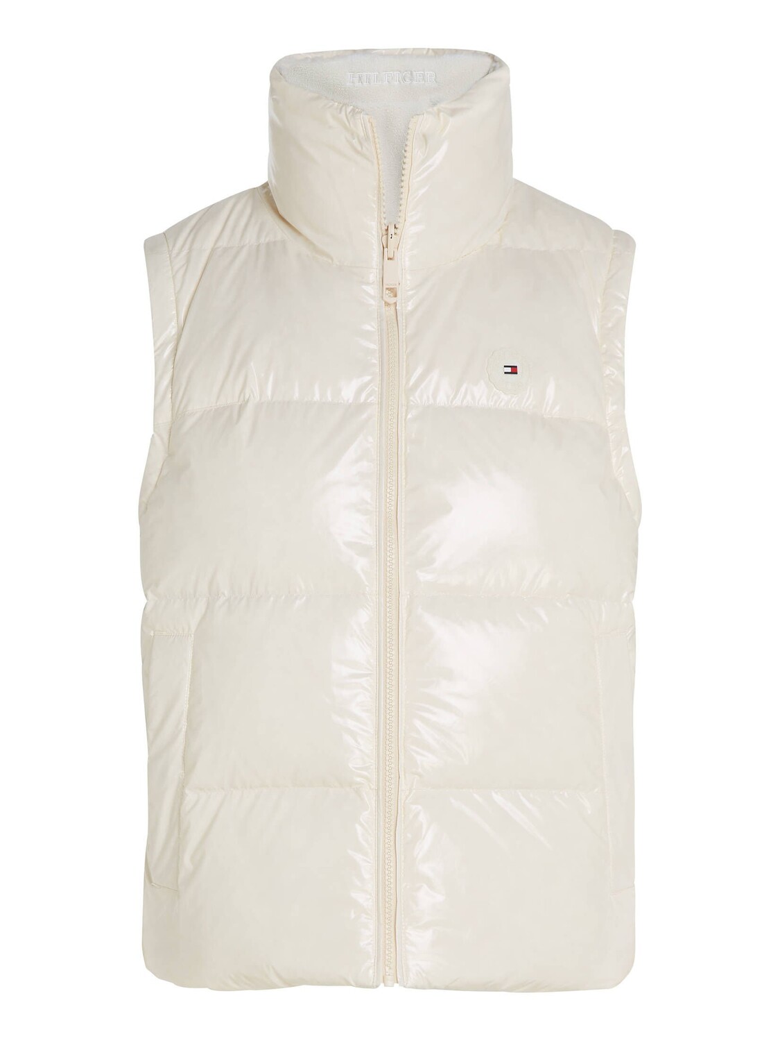

Пуховой жилет с флисом Тедди Tommy Hilfiger, белый