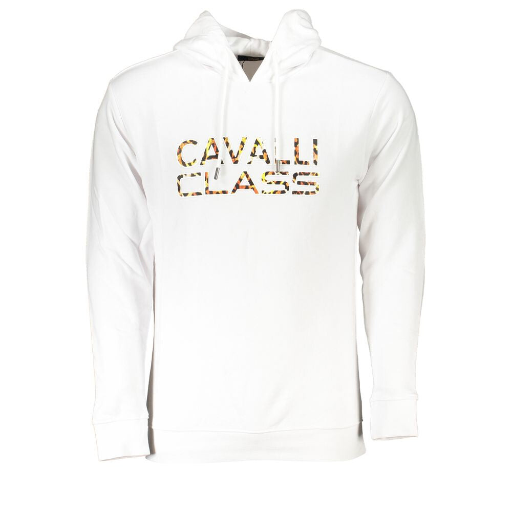

Хлопковый мужской свитер Cavalli Class, белый