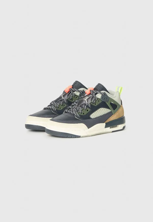 Кроссовки jordan spizike low унисекс Jordan, Anthracite/Spruce Fog/Light Wild Mango/Cargo Khaki/Navy/Brown Kelp — фото 2