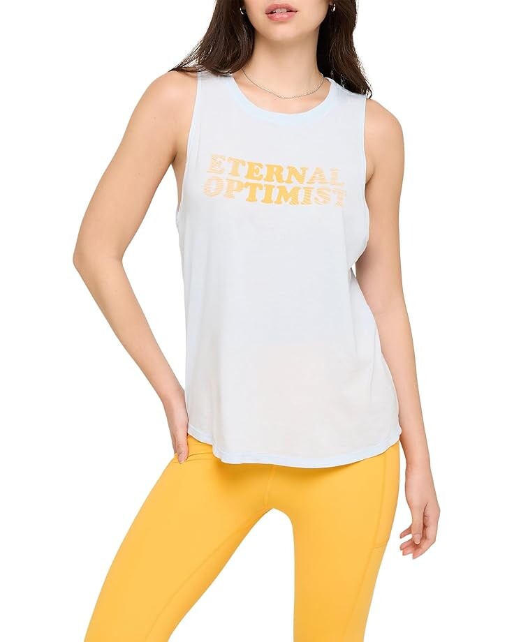

Топ Spiritual Gangster Optimist Jade Muscle Tank, цвет Windsurfer