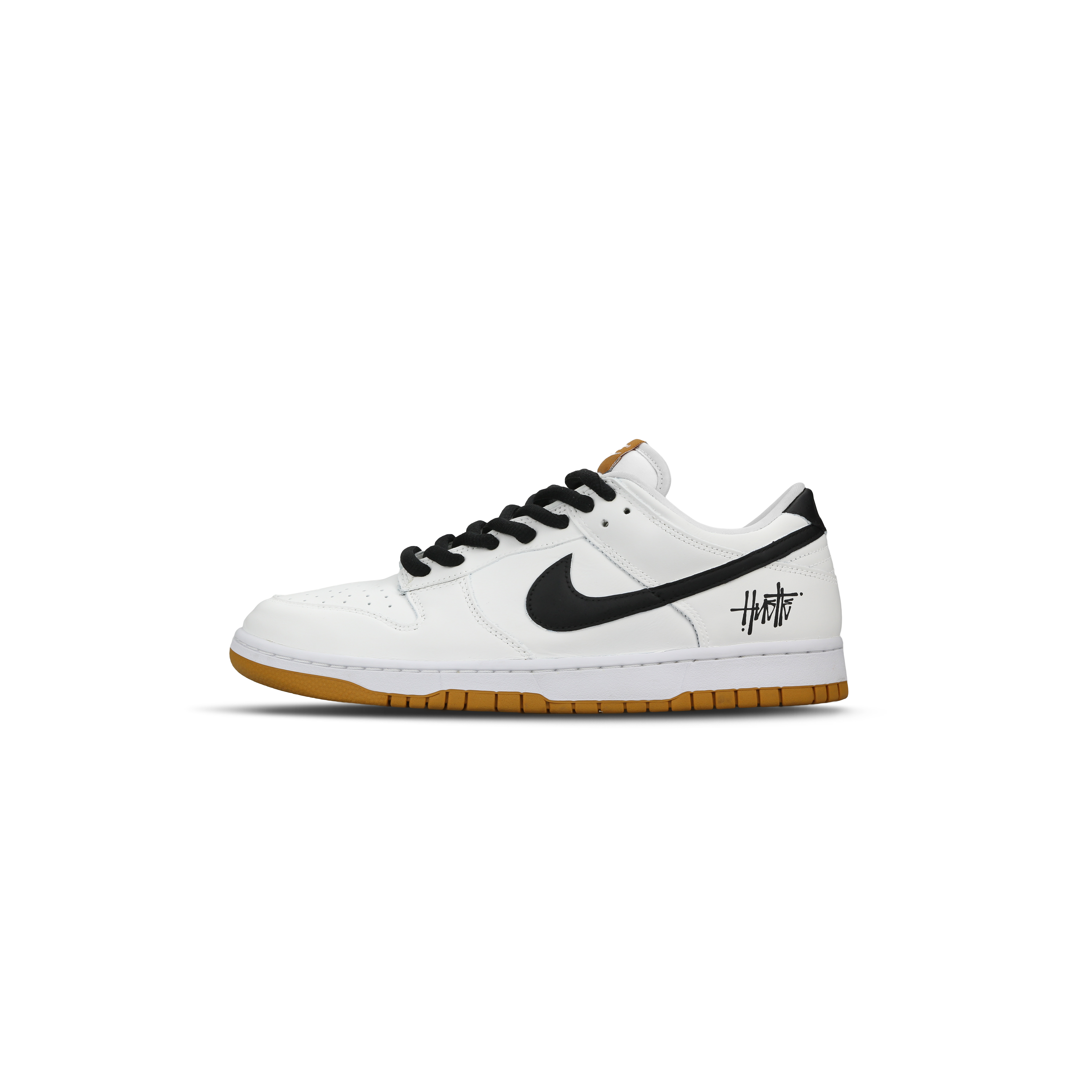 

Nike Кроссовки для скейтбординга Dunk, износостойкие, низкие, мужские, белые, черные