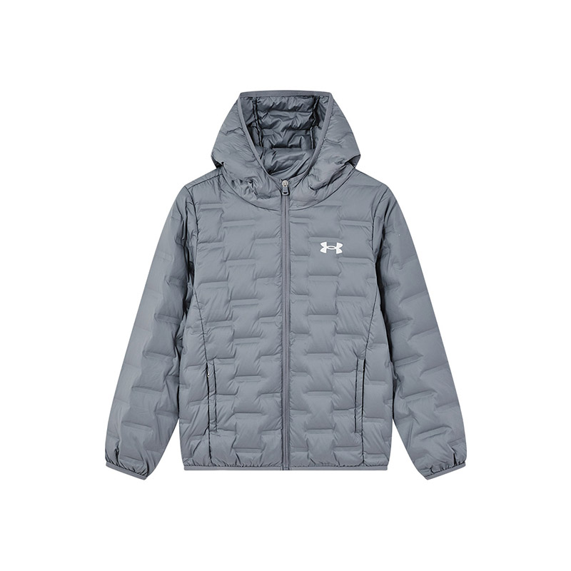 Пуховик для подростков Under Armour, серебристо-серый