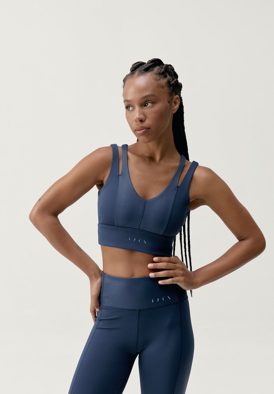 

Бюстгальтер Born Living Yoga MAAN, Azul Oscuro/Blue