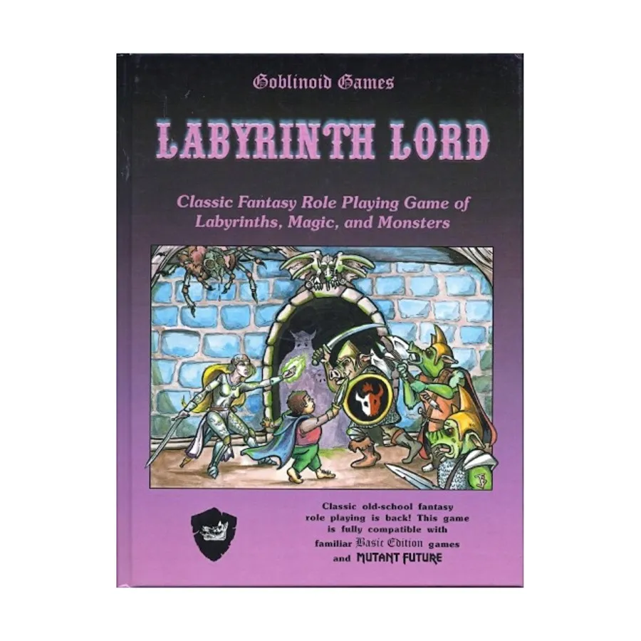 

Labyrinth Lord (3rd Release, Purple Cover), Labyrinth Lord, мягкая обложка