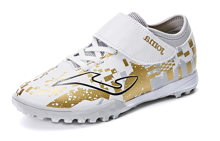 Детские футбольные бутсы Kids Low-top White/Gold Joma, белый — фото 3