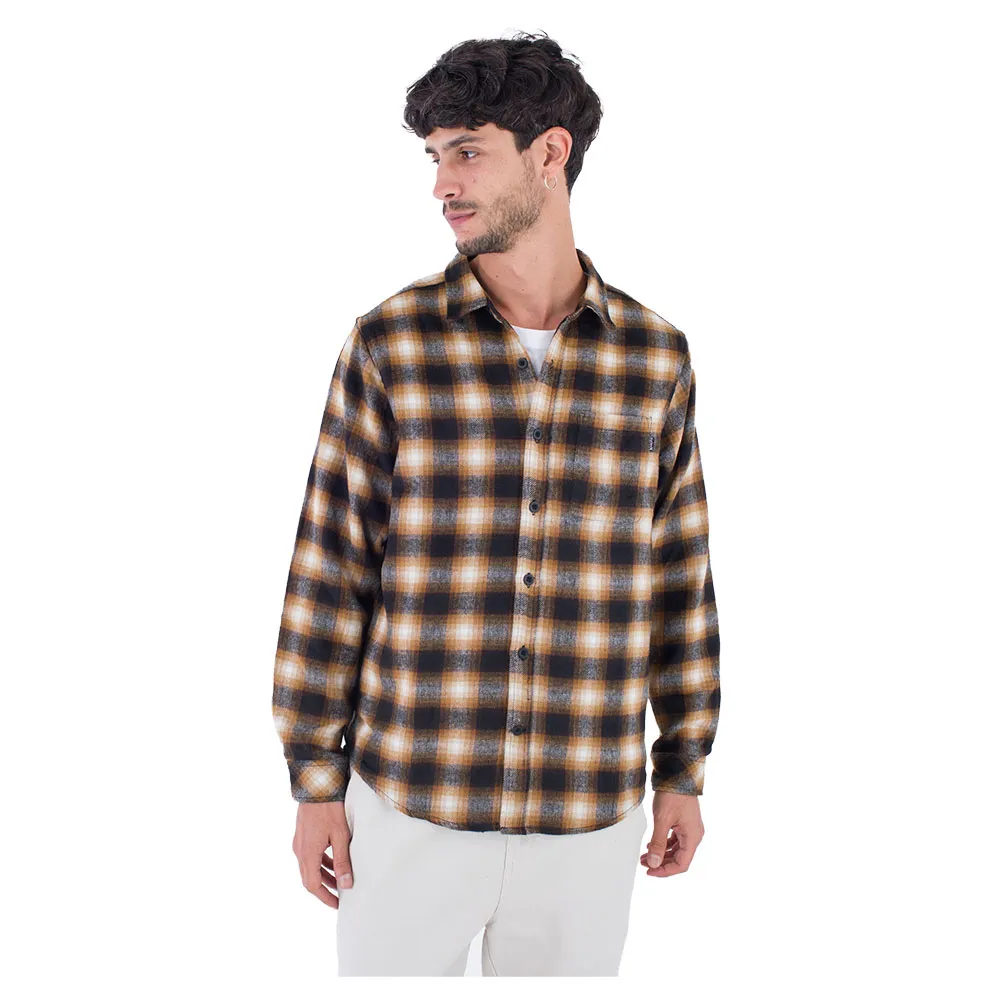 

Рубашка Hurley Portland Wool, коричневый