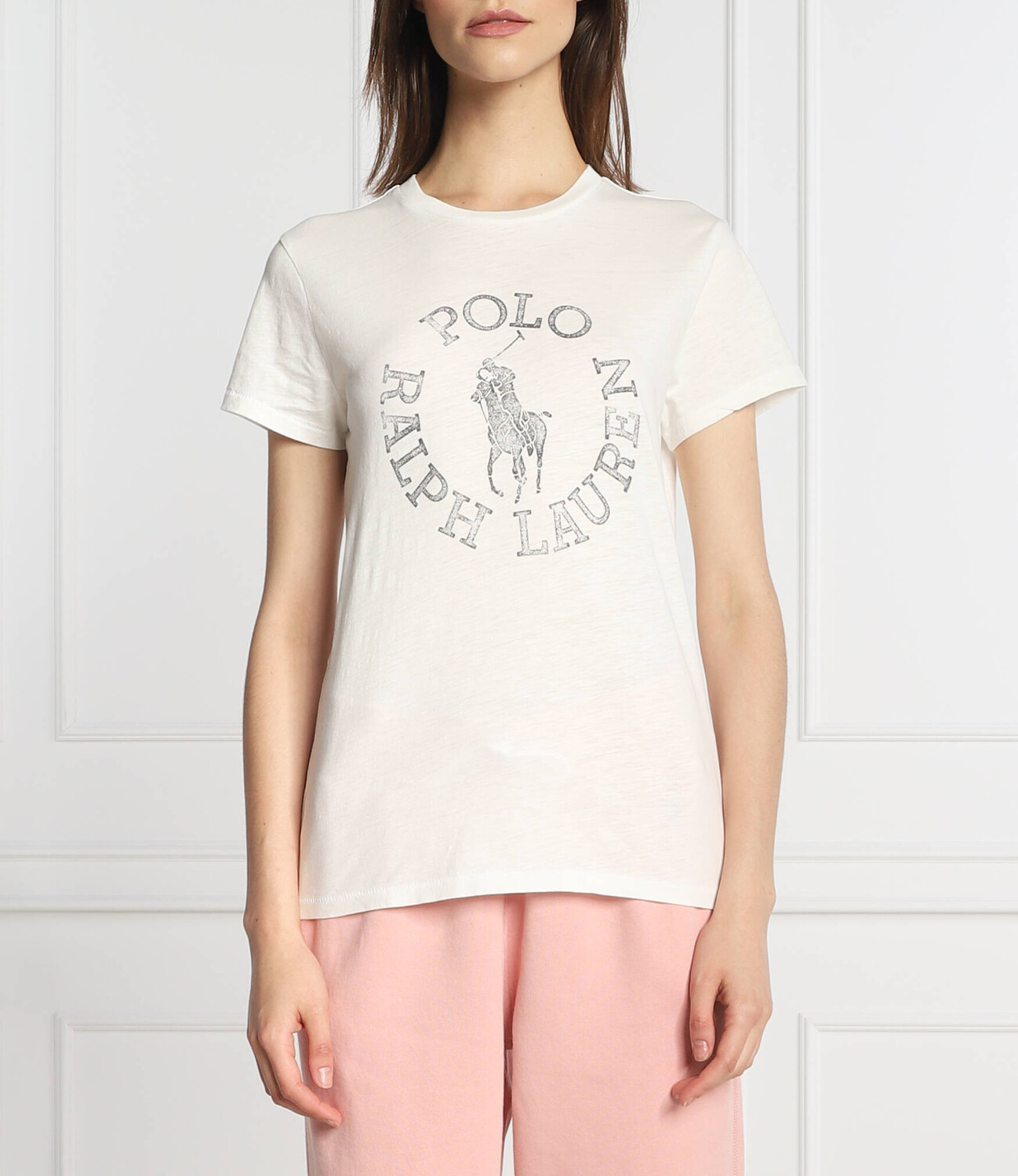

Футболка POLO RALPH LAUREN regular fit, белый