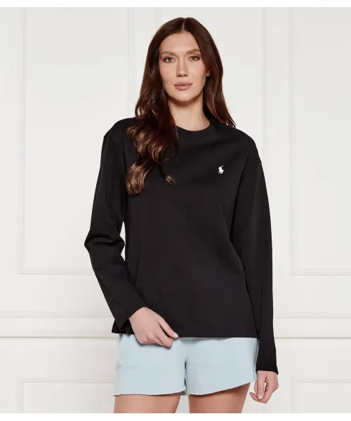 

Блуза Loose fit Polo Ralph Lauren, черный