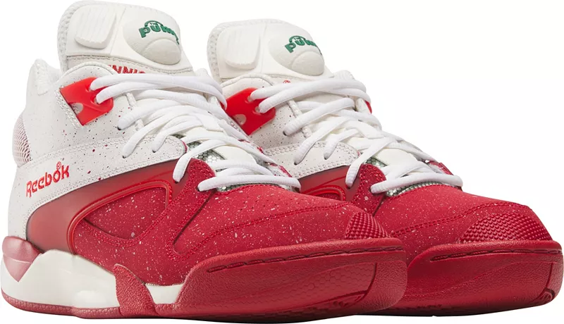 Кроссовки Reebok Court Victory, серый/красный — фото 3