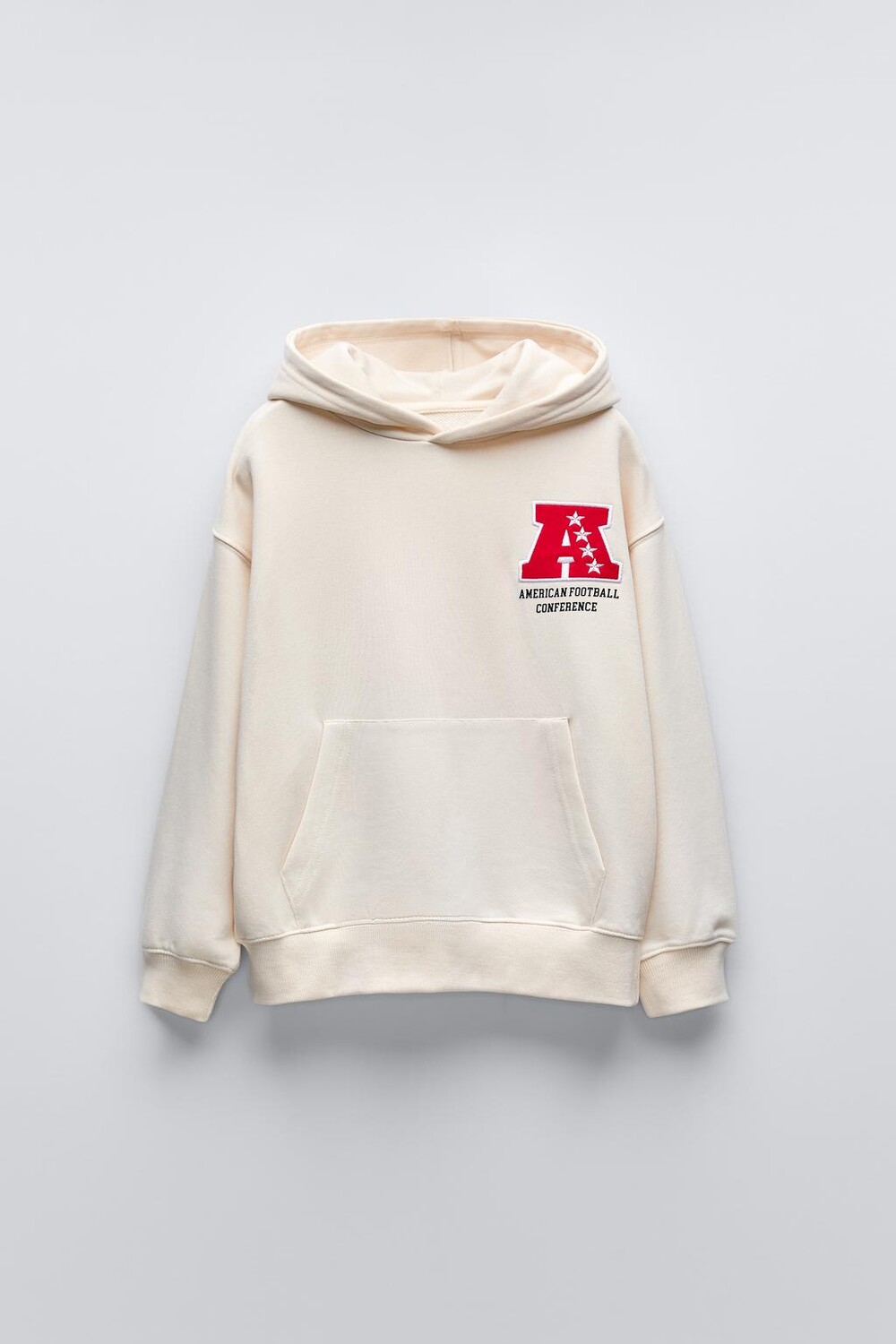 

Толстовка с капюшоном team ZARA, экрю