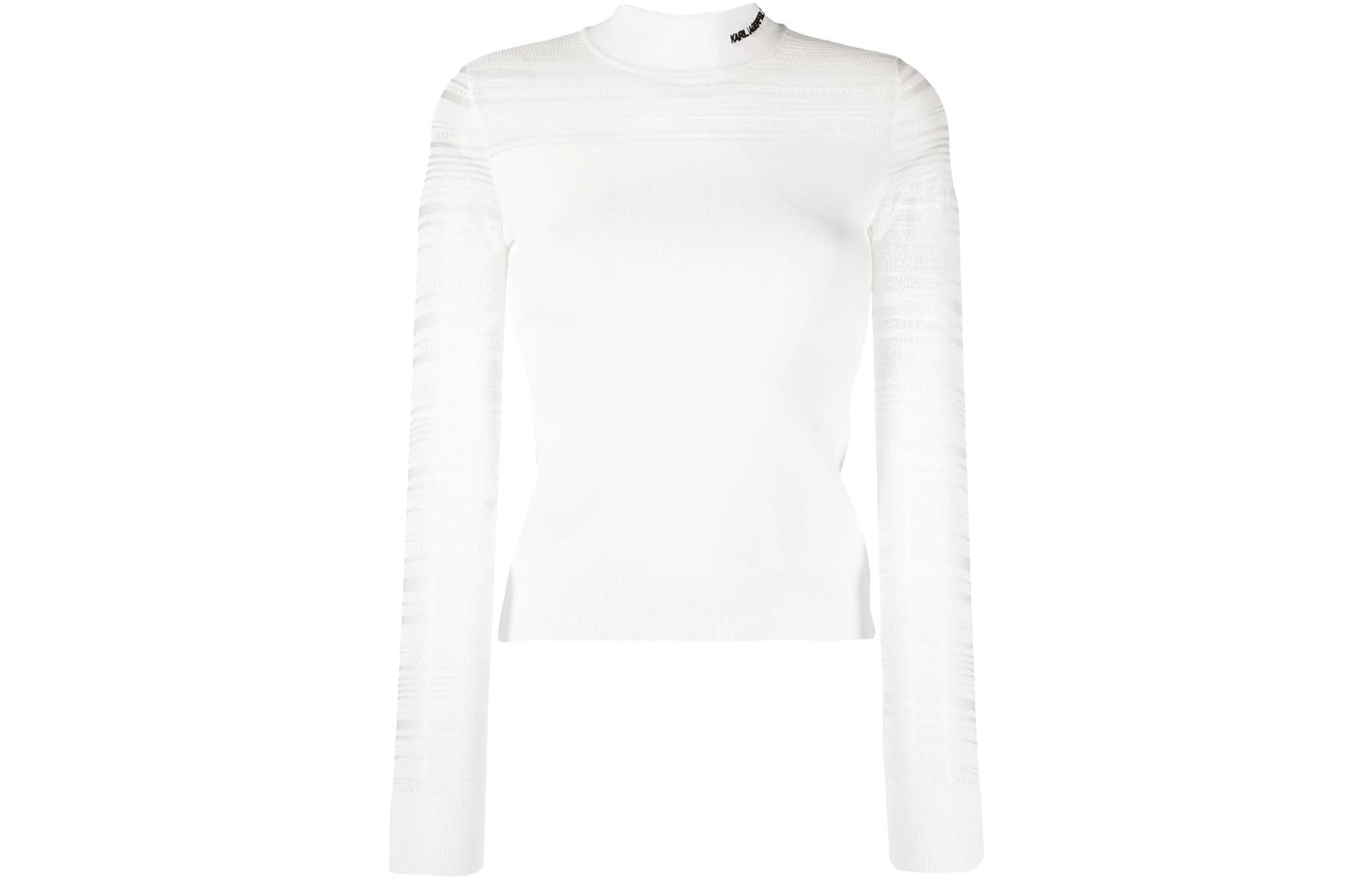 

Топ с вышитым логотипом Karl Lagerfeld KARL LAGERFELD/Karl Lagerfeld Jeans, белый