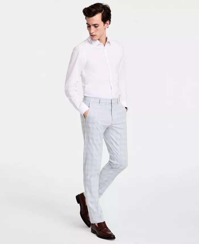 

Мужские классические брюки Modern Fit светло-серого цвета Tommy Hilfiger, серый