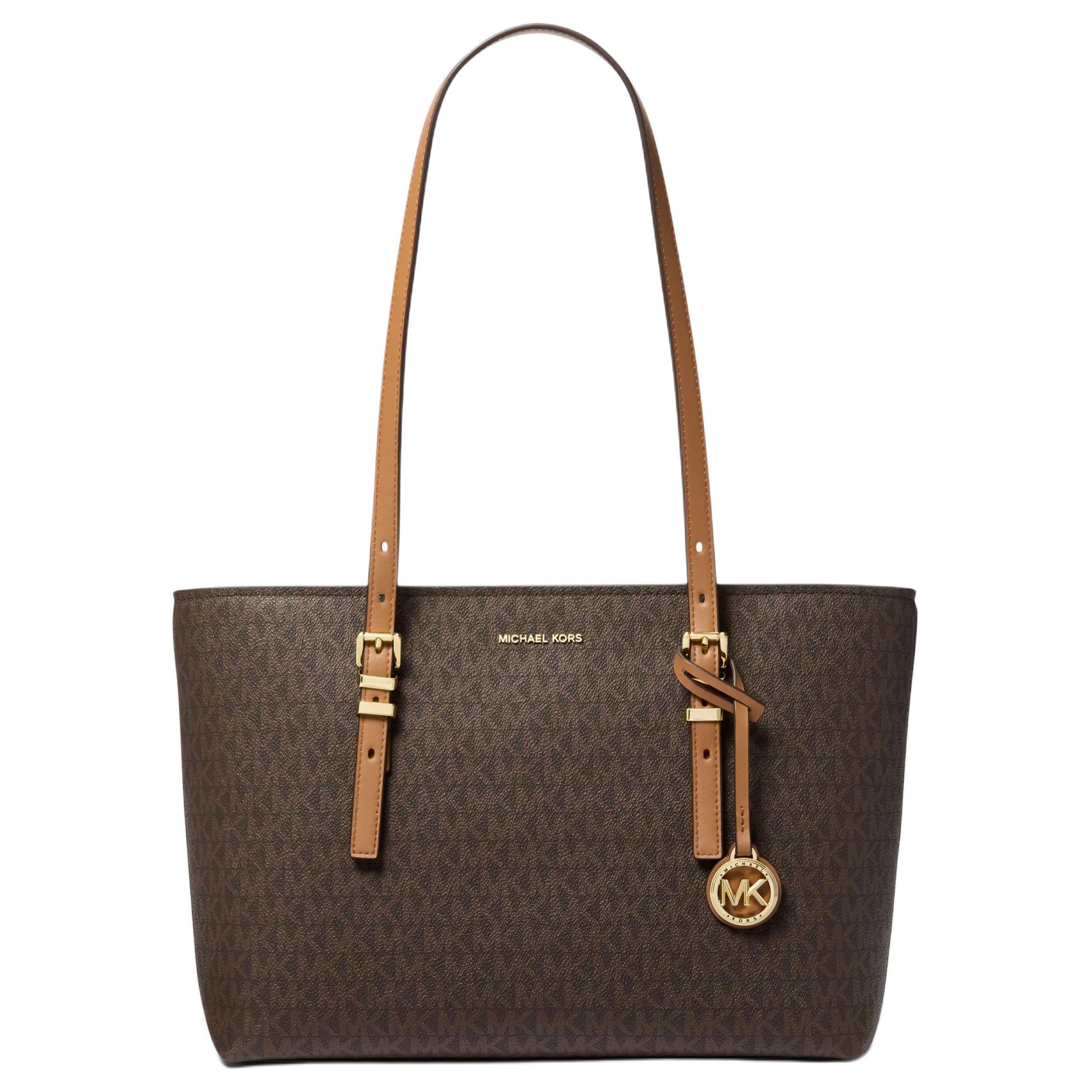 

MICHAEL KORS Искусственная кожа женская коричневая сумка тоут среднего размера