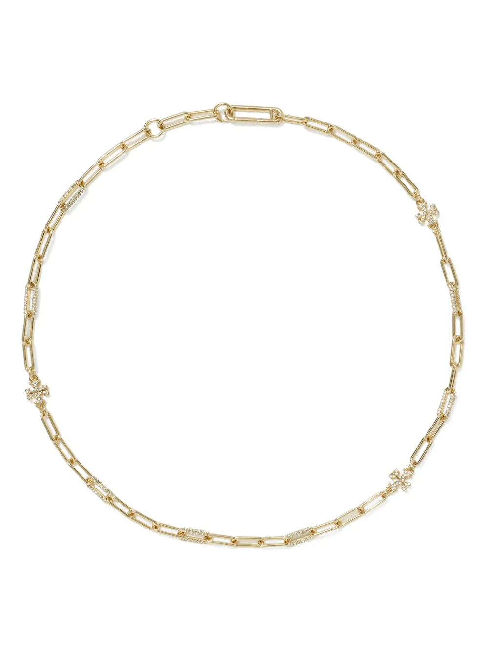

Колье Good Luck Chain Pave Tory Burch, золотой