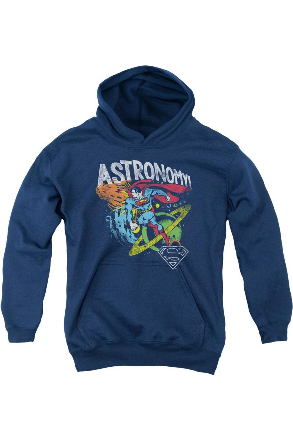 

Толстовка с капюшоном DC Comics Astronomy Youth Gildan, темно-синий