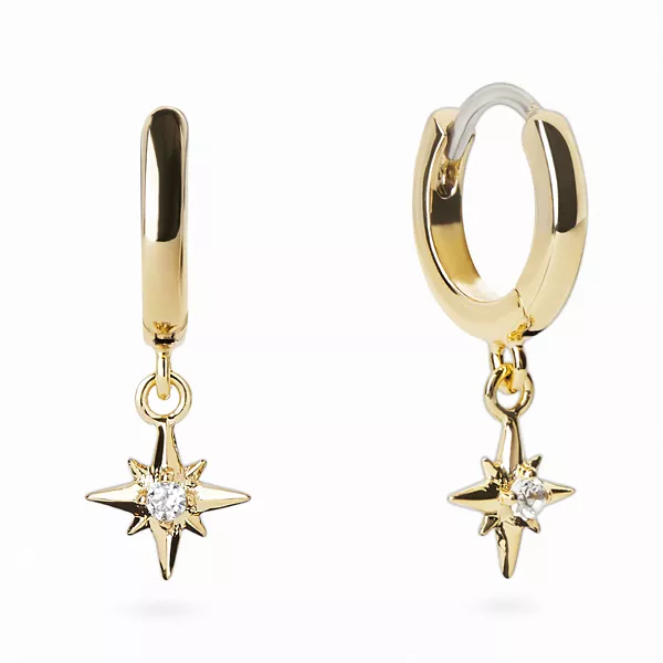 

Серьги-Кольца в форме звезды - oshi Ana Luisa, gold