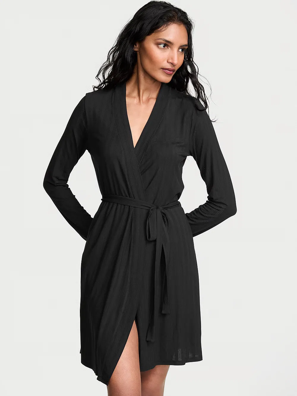 Женский халат Victoria's Secret SoSoft, черный