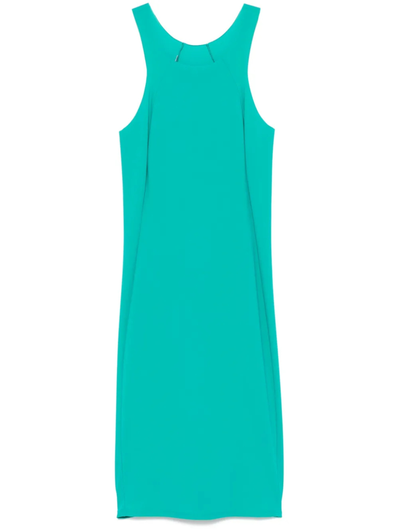 

Платье-мини с вырезом-борцовкой Patrizia Pepe, зеленый