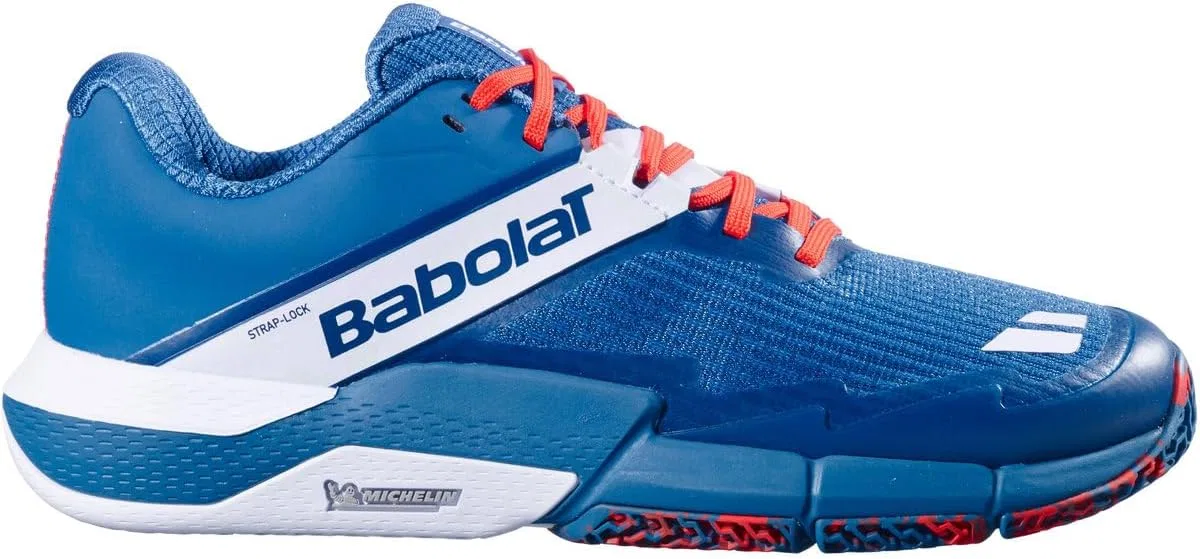 Кроссовки для падел Babolat Movea 2, цвет Seaport/Cherry Tomato